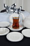 Hermia Rüya Platin Juego de 6 platos de porcelana de 12 cm